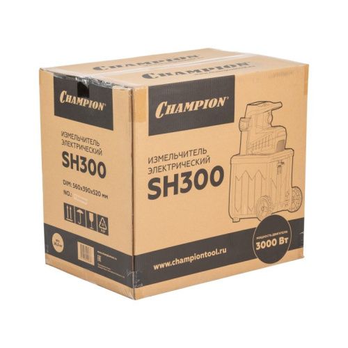 Измельчитель электрический CHAMPION SH300 (3 кВт 45мм 26,6кг 60л)-Tehinstrument