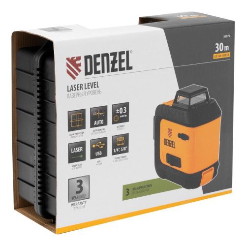 Лазерный уровень мультипризм. Denzel LXI 360-3 Green-Tehinstrument