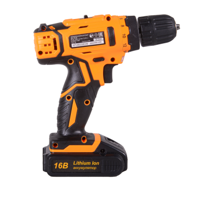 Дрель-шуруповерт Вихрь ДА-16Л-2К (2,0 А/ч)-Tehinstrument