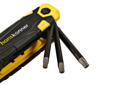 Набор ключей TORX, 8шт, T9-T40, S2, Hanskonner-Tehinstrument