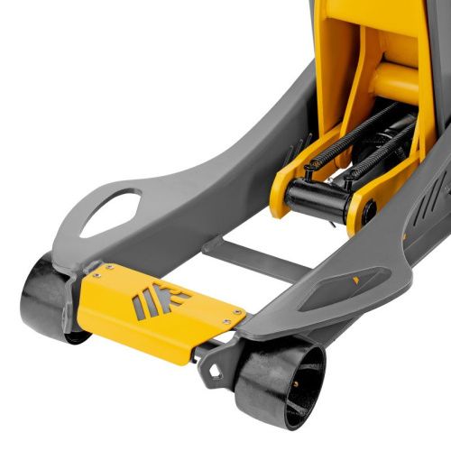 Домкрат гидравлический подкатной, 3,8 т, 110-580 мм, быстрый подъем, низкий подхват, проф. Denzel-Tehinstrument