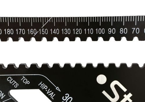 Угольник Свенсона 300мм, алюминиевый сплав, чёрная оксидация, белая шкала,  Sturm-Tehinstrument