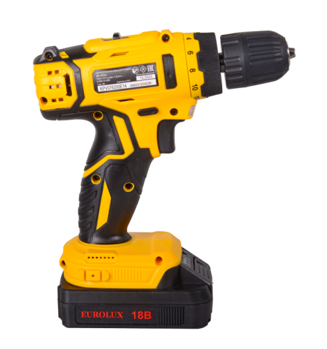 Дрель-шуруповерт Eurolux ДА-18/2Li-Tehinstrument