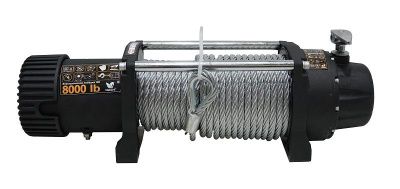 Habert Лебедка электрическая 8000LB, стальной трос-Tehinstrument