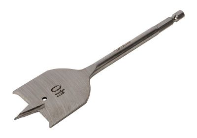 Сверло перовое по дереву, 40мм, шестигранный хвостовик,  Sturm-Tehinstrument