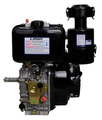 Двигатель Lifan Diesel 192FD, вал ?25мм, катушка 6 Ампер-Tehinstrument