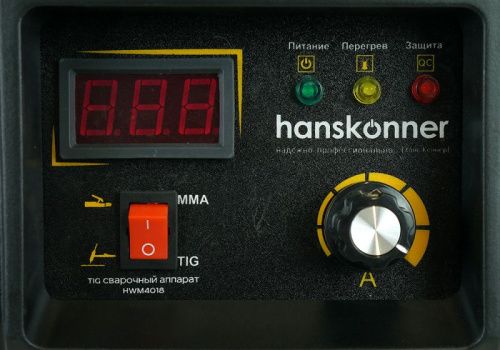 Аргонодуговой сварочный аппарат Hanskonner HWM4018 с функцией ручной дуговой сварки-Tehinstrument