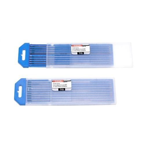Вольфрамовый электрод WP d.1.6x175 mm GREEN, Aurora-Tehinstrument