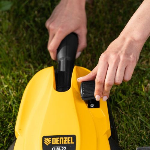 Портативная аккумуляторная газонокосилка Denzel CLM-22-Tehinstrument