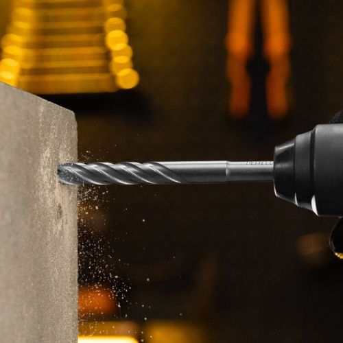 Бур по бетону, цельная крестовая пластина, 12x165 мм, SDS PLUS Denzel-Tehinstrument