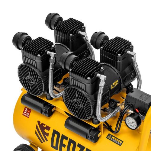 Малошумный безмасляный компрессор Denzel DLP-3000/50-Tehinstrument