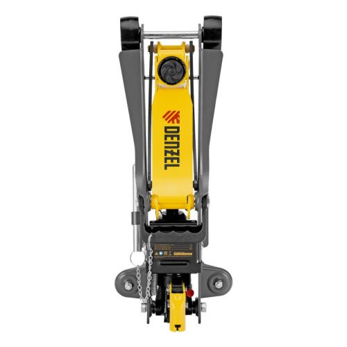 Домкрат гидравлический подкатной с фиксатором, 2,5 т, 85-385 мм Denzel-Tehinstrument