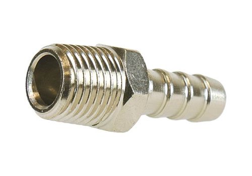 Пневмофитинг елочка 8 мм на наружнюю резьбу (папа) 1/4"  Sturm-Tehinstrument