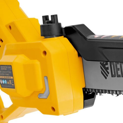 Цепная мини-пила аккумуляторная бесщет., СCS-200BL, шина 200 мм, Li-Ion, 20 В Denzel-Tehinstrument