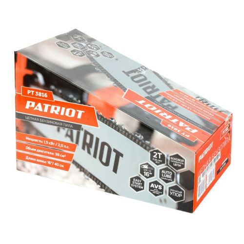 Пила цепная бензиновая Patriot PT 3816-Tehinstrument
