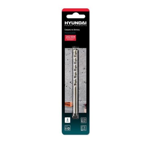 Сверло по бетону 8,0X120 мм Hyundai-Tehinstrument