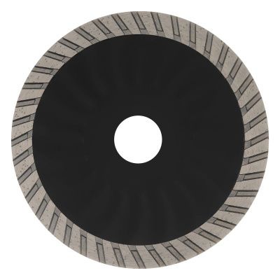 Диск алмазный отрезной DENZEL Турбо, ф125 х 22.2 мм, сухой рез, HWD92, турбированная рабочая часть, круг, 731080-Tehinstrument