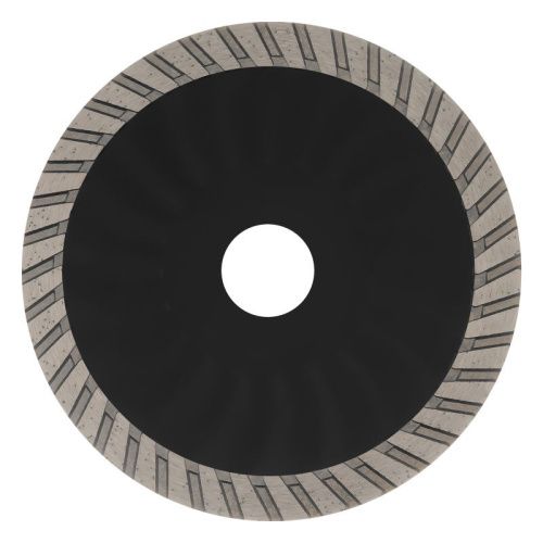 Диск алмазный отрезной DENZEL Турбо, ф125 х 22.2 мм, сухой рез, HWD92, турбированная рабочая часть, круг, 731080-Tehinstrument