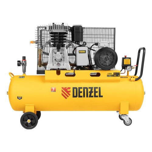 Компрессор воздушный, ременный привод Denzel BCI4000-T/100-Tehinstrument
