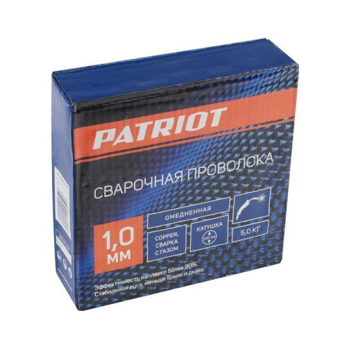 Проволока омедненная 1.0 мм, 5 кг, PATRIOT-Tehinstrument