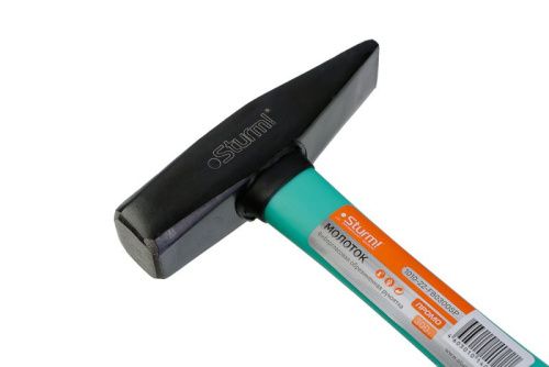 Слесарный молоток,ЗАЩИТА ОТ РАСКОЛА,фибергласс, кованый боек 300гр,  Sturm ПРОМО-Tehinstrument