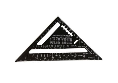 Угольник Свенсона 170мм, алюминиевый сплав, чёрная оксидация, белая шкала,  Sturm-Tehinstrument