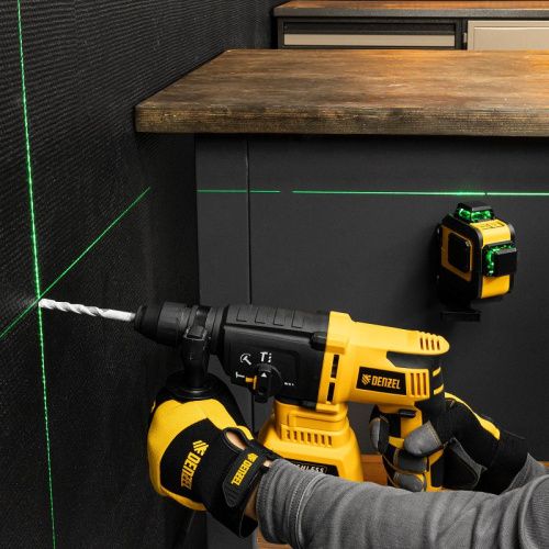 Лазерный уровень мультипризм. Denzel LXI 360-2 Green-Tehinstrument