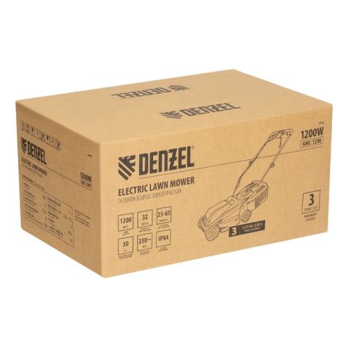 Газонокосилка электрическая Denzel GMC-1200-Tehinstrument