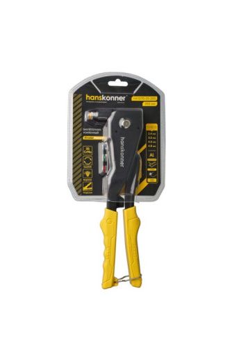 Заклепочник УСИЛЕННЫЙ 265мм, закл:2,4/3,2/4,0/4,8мм,  Hanskonner-Tehinstrument