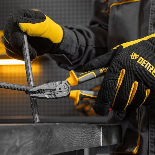 Плоскогубцы комбинированные 205 мм, трехкомпонентные рукоятки Denzel-Tehinstrument