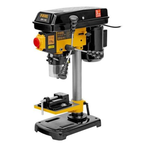 Станок сверлильный DDM-350L, 350 Вт, 13 мм, 5 ск., лазер, настольный Denzel-Tehinstrument