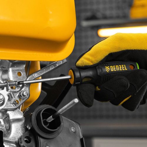 Отвертка, PZ1x75 мм, S2, 3к рукоятка Denzel-Tehinstrument