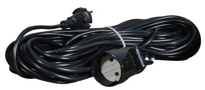 Удлинитель силовой QUATTRO ELEMENTI УХ10-101 - 20 м, провод ПВС 2х1,0 мм2, 1 литая роз.-Tehinstrument