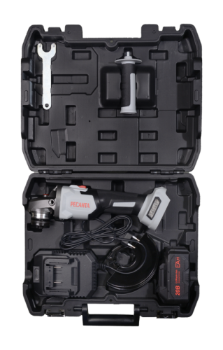 Углошлифовальная машина аккумуляторная АУШМ-125/20Li-R (в комплекте 1 АКБ и ЗУ) ЕА+ в кейсе Ресанта-Tehinstrument