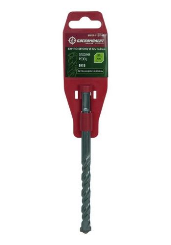 Бур SDS+ 12х160 плоский резец ВК8 спираль S4 БОЕКОМПЛЕКТ-Tehinstrument