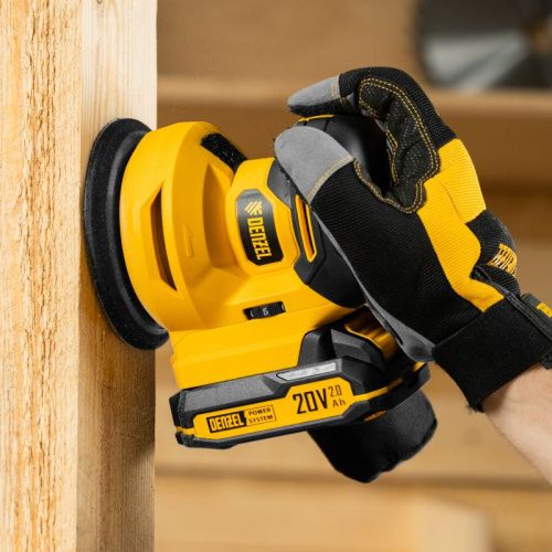 Машина шлифовальная эксцентриковая аккумуляторная Denzel CROSH-20-125, Li-Ion-Tehinstrument