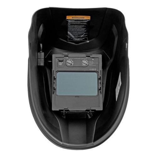 Щиток защитный лицевой (маска сварщика) F9, см. окно 100x60, Real Color, DIN 4-8/9-13// Denzel-Tehinstrument