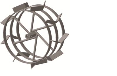 Грунтозацепы диаметр 450 мм втулка S24 мм Sturm GKE-26-450-Tehinstrument