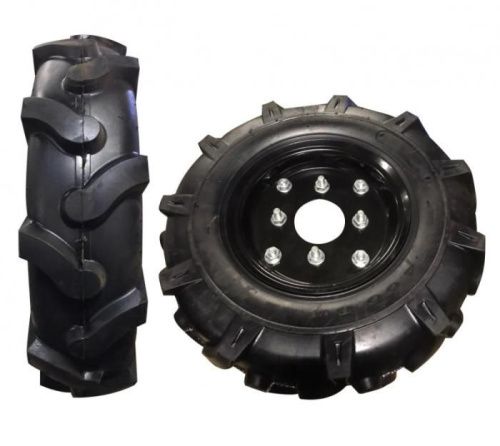 Колесо пневмо в сборе 4.00-8" (шина+камера+диск) для мотоблоков, Aurora-Tehinstrument