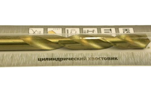 Сверло по металлу  Sturm 10,2х133 мм, сталь HSS, нитридтитан., 118° ,блистер 1 шт-Tehinstrument