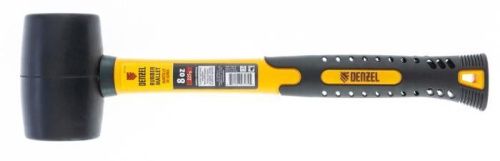 Киянка резиновая, 8 oz, черная резина, фибергласовая рукоятка Denzel-Tehinstrument