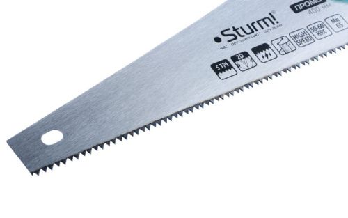 Ножовка по дереву, 400мм, 5TPI, 2D зуб,  Sturm-Tehinstrument