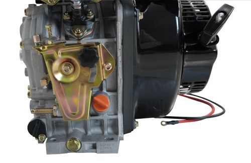 Двигатель Lifan Diesel 192FD, шлицевой вал ?25мм, катушка 6 Ампер-Tehinstrument