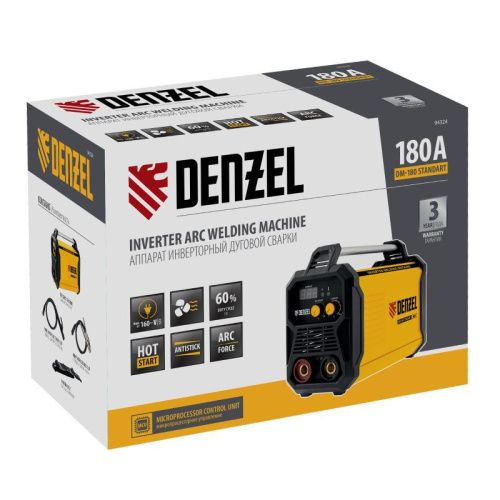 Аппарат инвертор. дуговой сварки DM-180 Standart, Denzel-Tehinstrument
