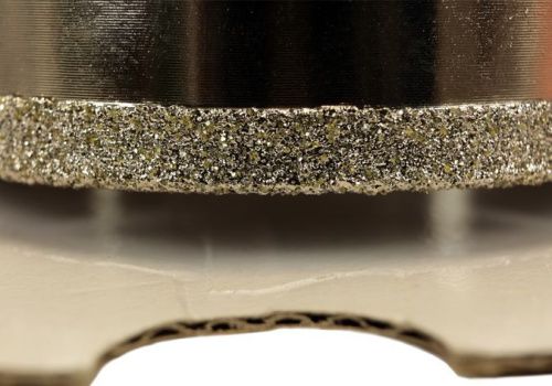 Коронка алмазная по керамограниту 40 х 70 мм,3гр. Хв., с центрир. Cверл.  Sturm-Tehinstrument