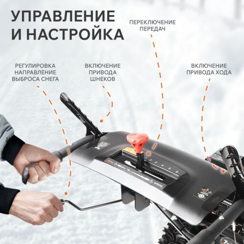 Снегоуборщик бензиновый Patriot PS 603LED-Tehinstrument