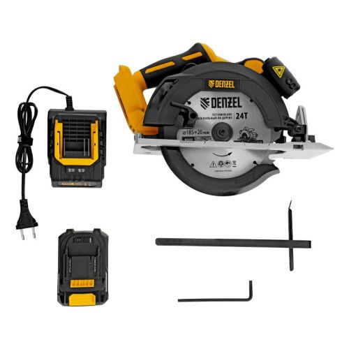 Пила циркулярная аккумуляторная бесщеточная Denzel CCSH-BL-20-185-Tehinstrument