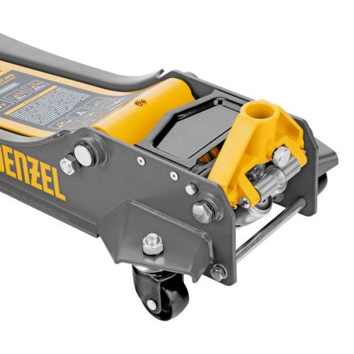 Домкрат гидравлический подкатной, 3 т, 85-610 мм, быстрый подъем, низ. подхват, проф, SUV Denzel-Tehinstrument