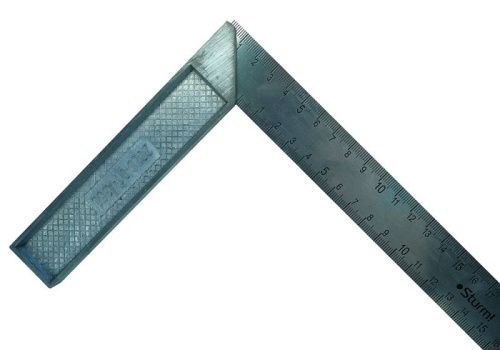 Угольник 350мм, стальной, оцинкованный,  Sturm-Tehinstrument