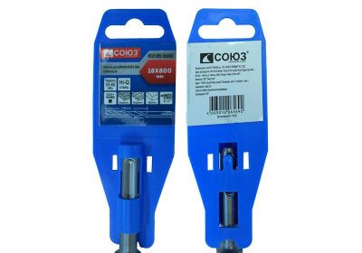 Бур SDS+ 18x800 мм с твердосплавной напайкой, СПИРАЛЬ S4 , Союз-Tehinstrument